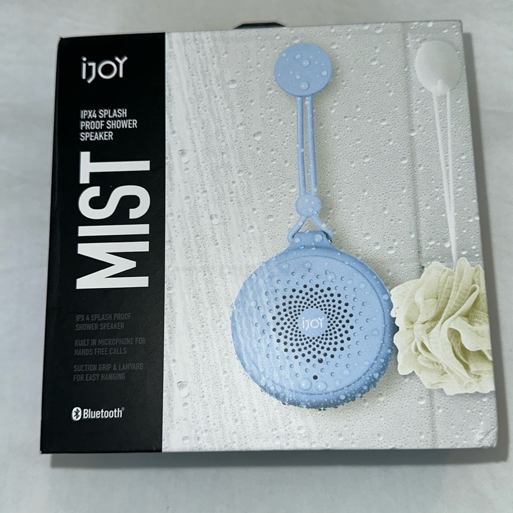 NWIB iJoy Mist Bluetooth Speaker Light Blue